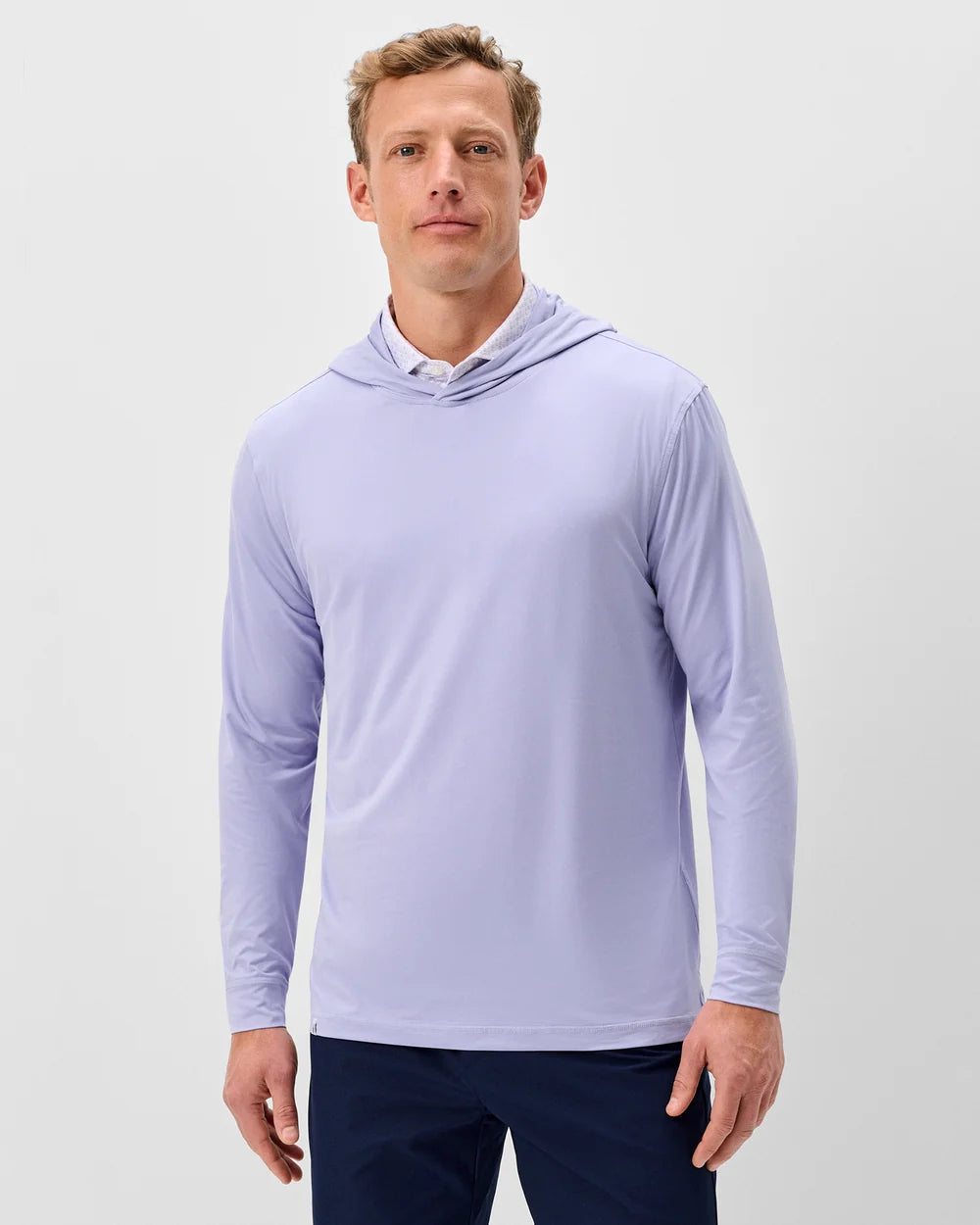 Johnnie-O Talon Featherweight Performance Hoodie: Viola