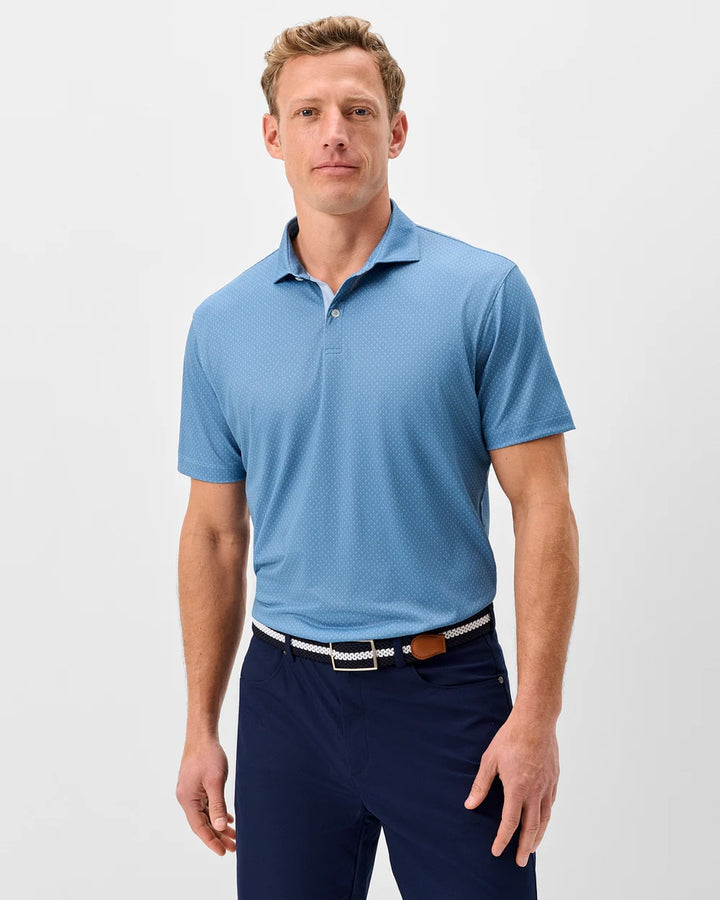 Johnnie-O The O Performance Mesh Polo: Carbon Fiber