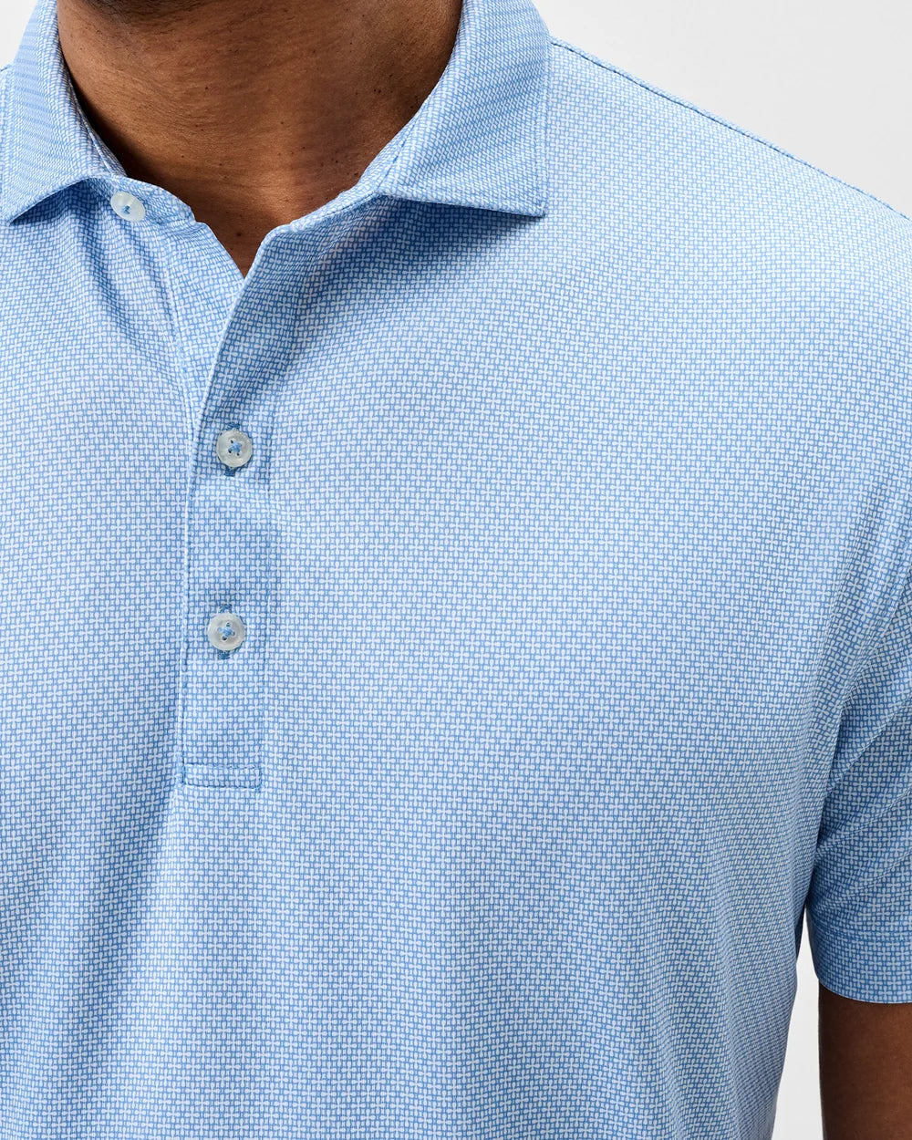 Johnnie-O Performance Jersey Polo: Tile Neat: Sailor