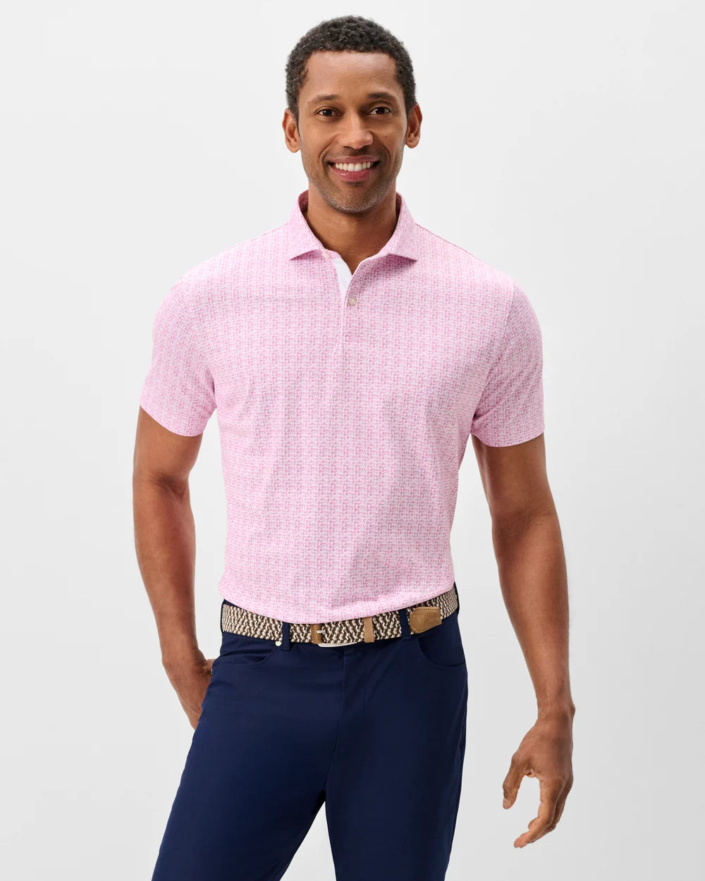 Johnnie-O Performance Mesh Polo: Vintage Floral