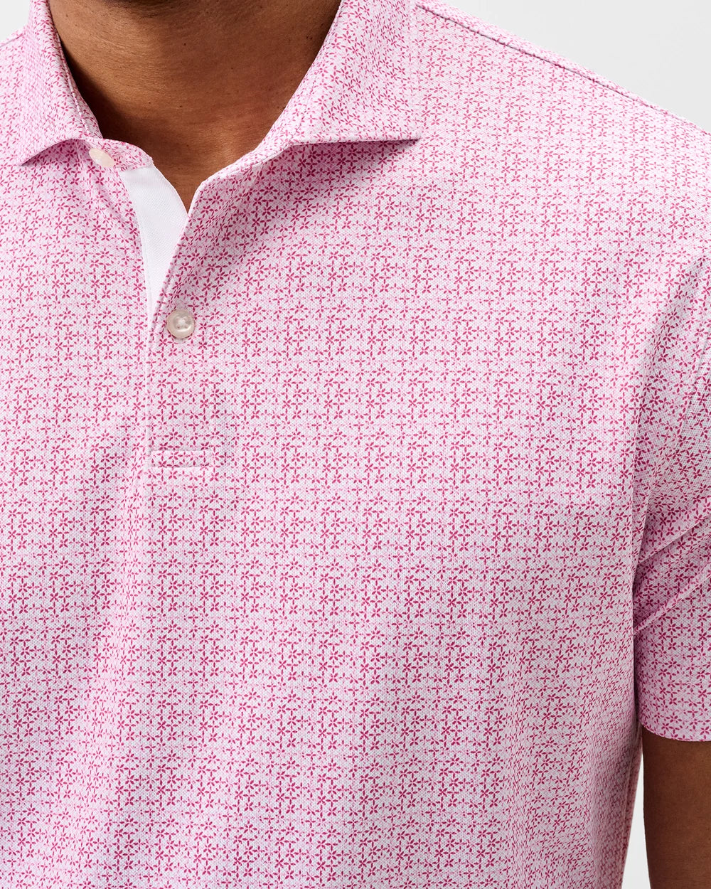 Johnnie-O Performance Mesh Polo: Vintage Floral