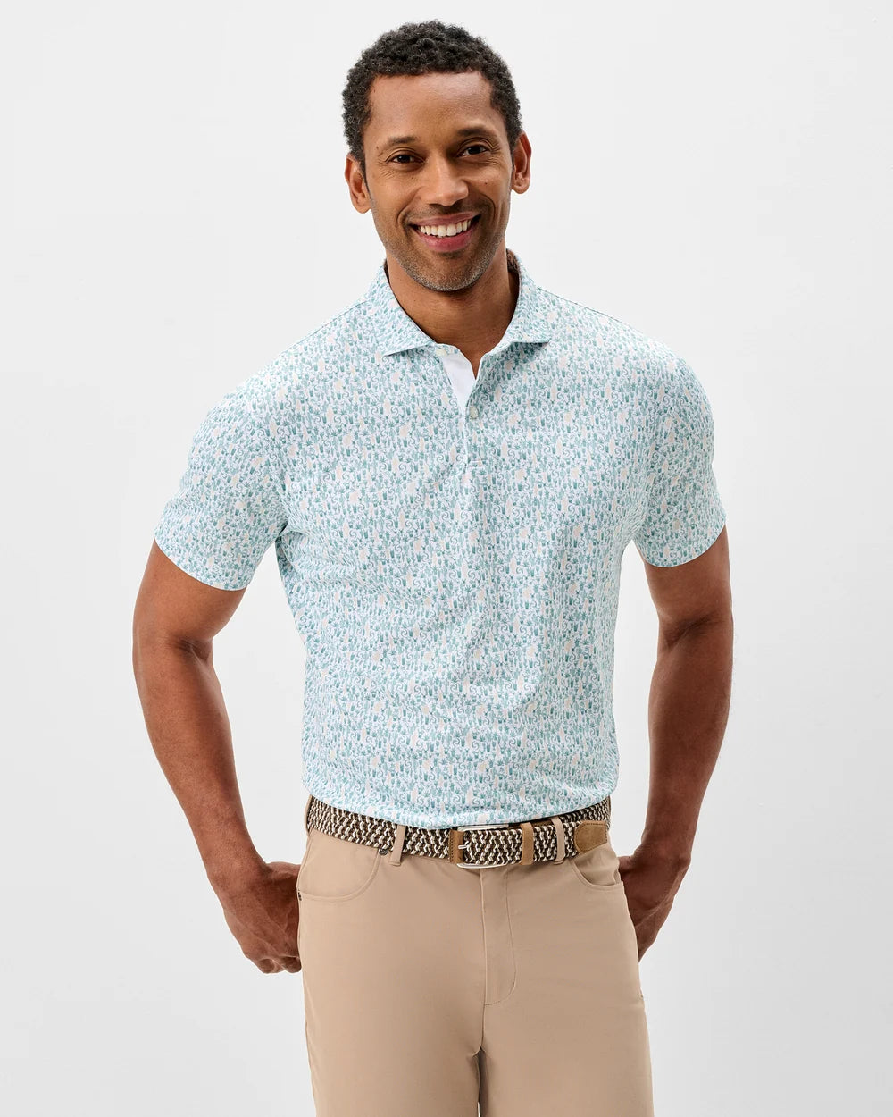 Johnnie-O Performance Jersey Polo - Zona Drinks: Sublime