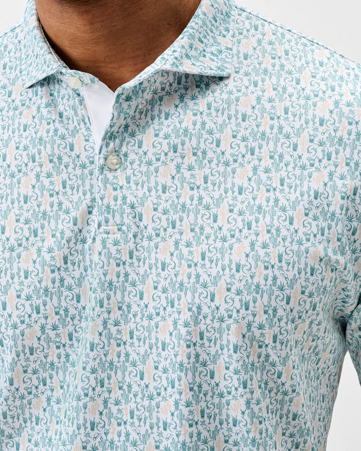 Johnnie-O Performance Jersey Polo - Zona Drinks: Sublime