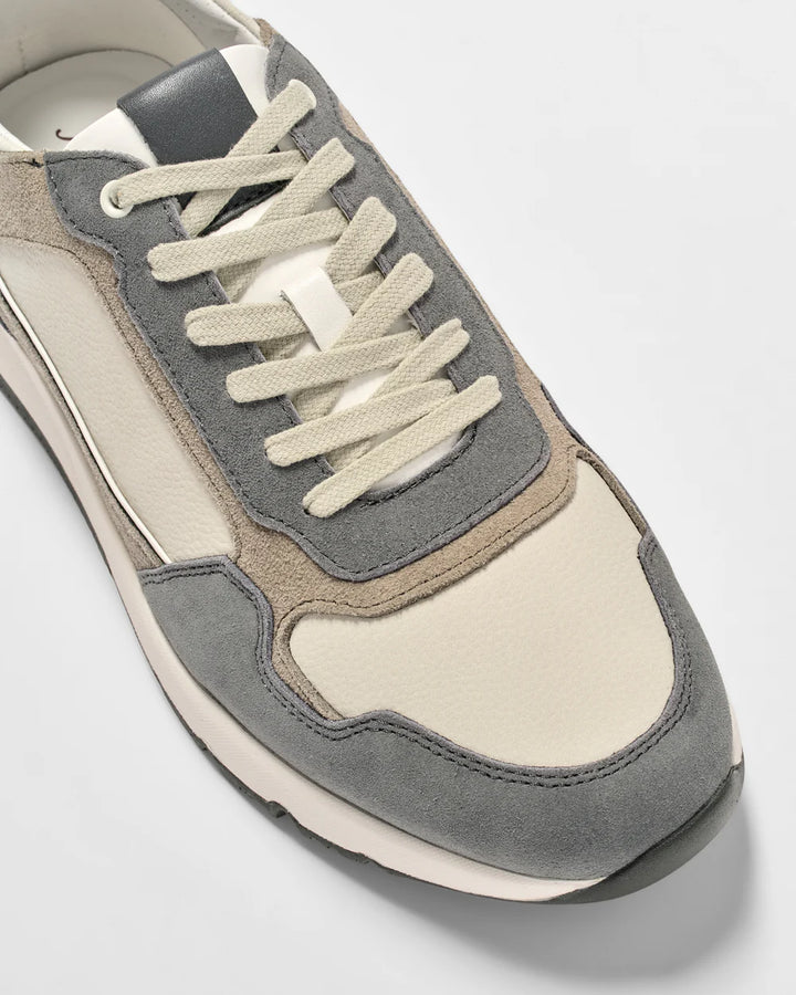 Johnnie-O Palisades Sneaker: Taupe Gray