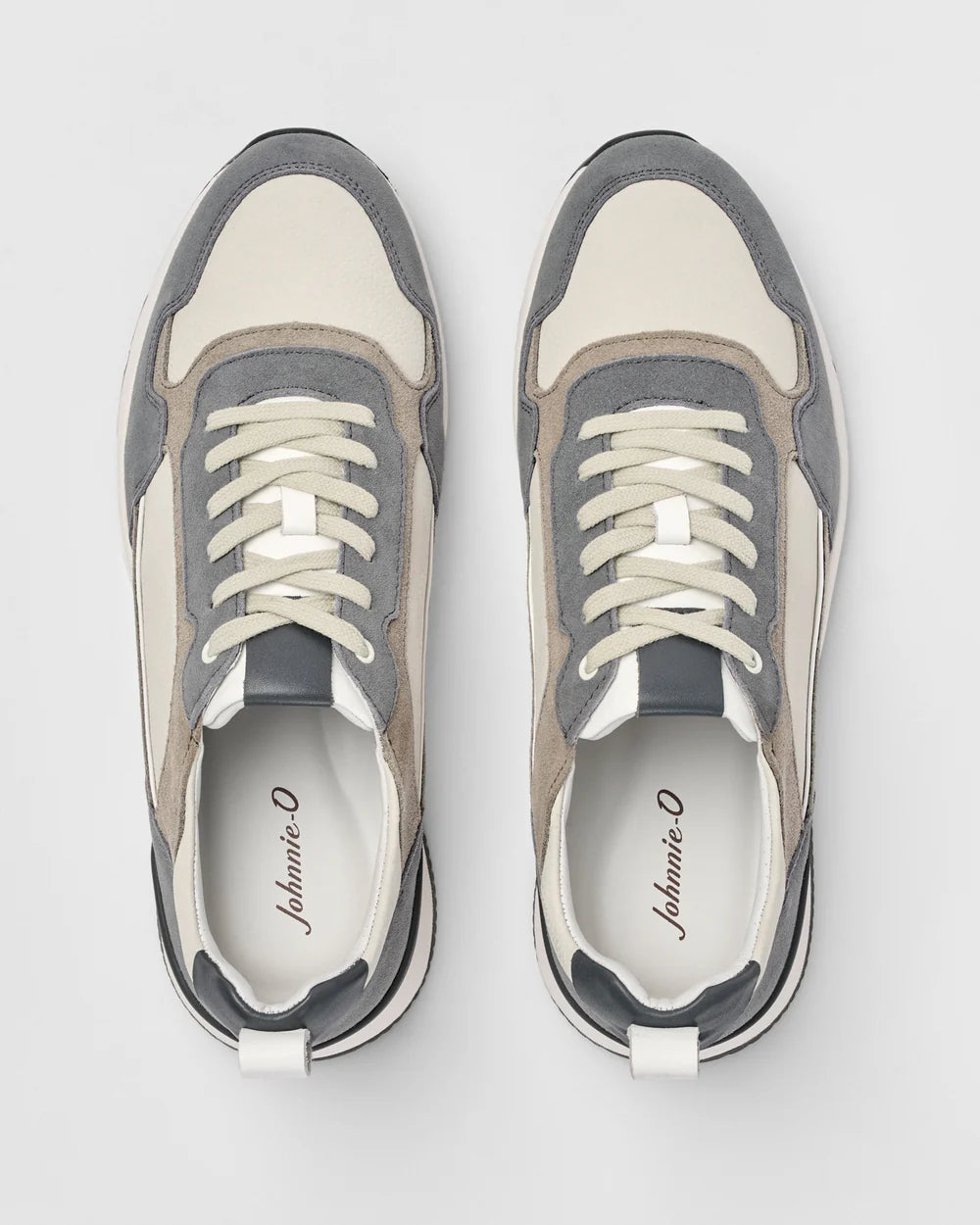 Johnnie-O Palisades Sneaker: Taupe Gray