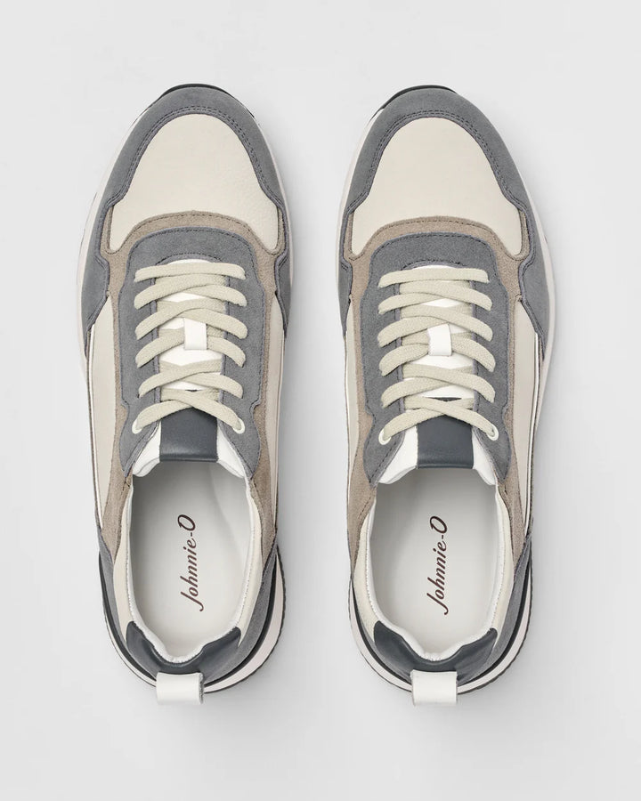 Johnnie-O Palisades Sneaker: Taupe Gray