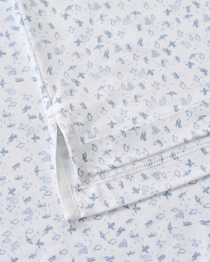 Johnnie-O Performance Featherweight Polo - Penguin Party: Dusty Blue