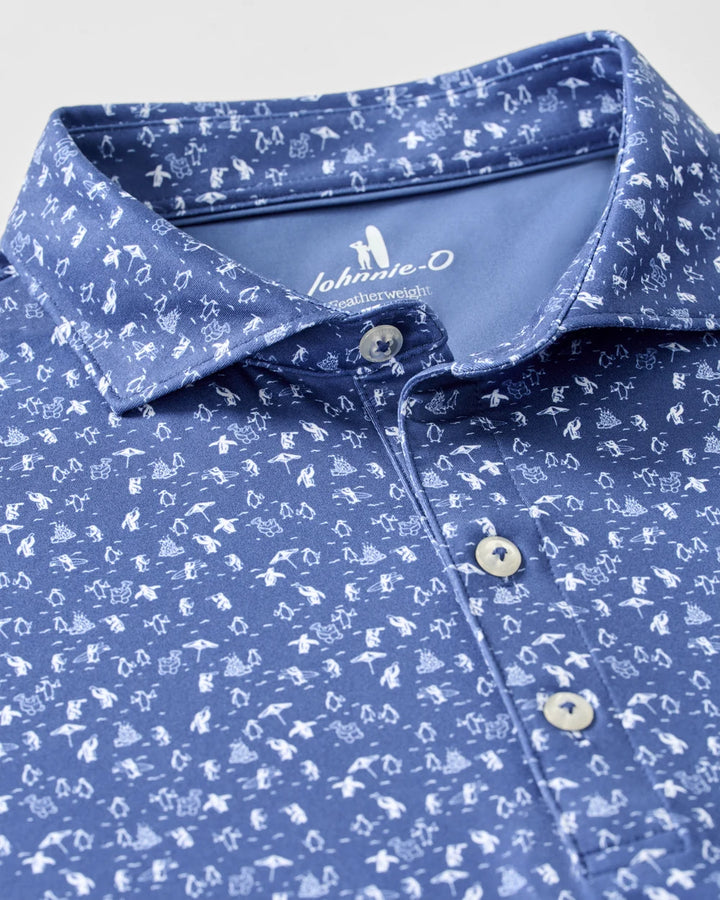 Johnnie-O Performance Featherweight Polo - Penguin Polo: Lake