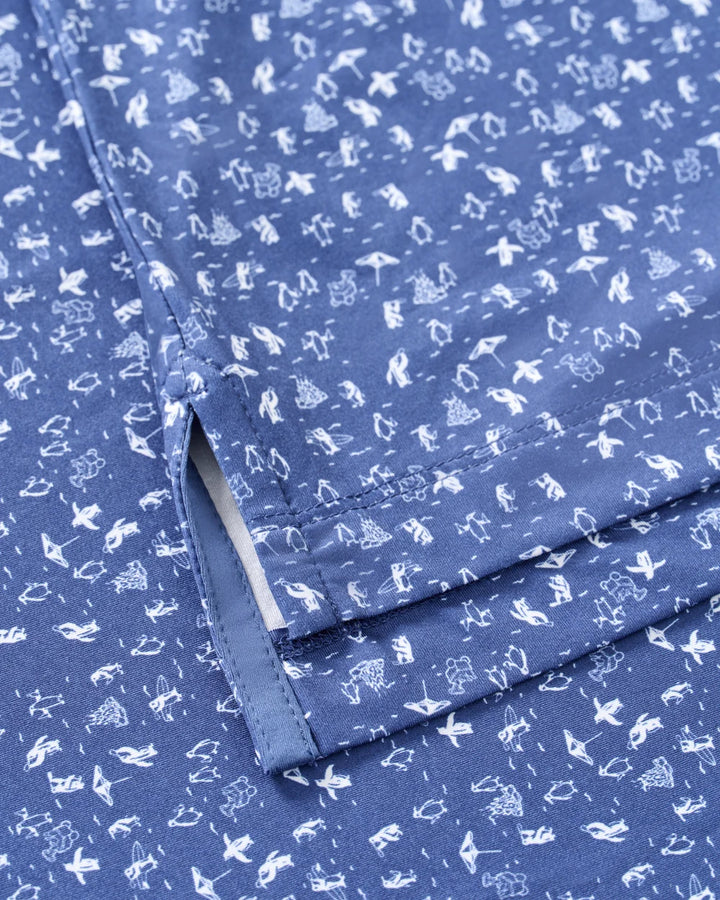 Johnnie-O Performance Featherweight Polo - Penguin Polo: Lake