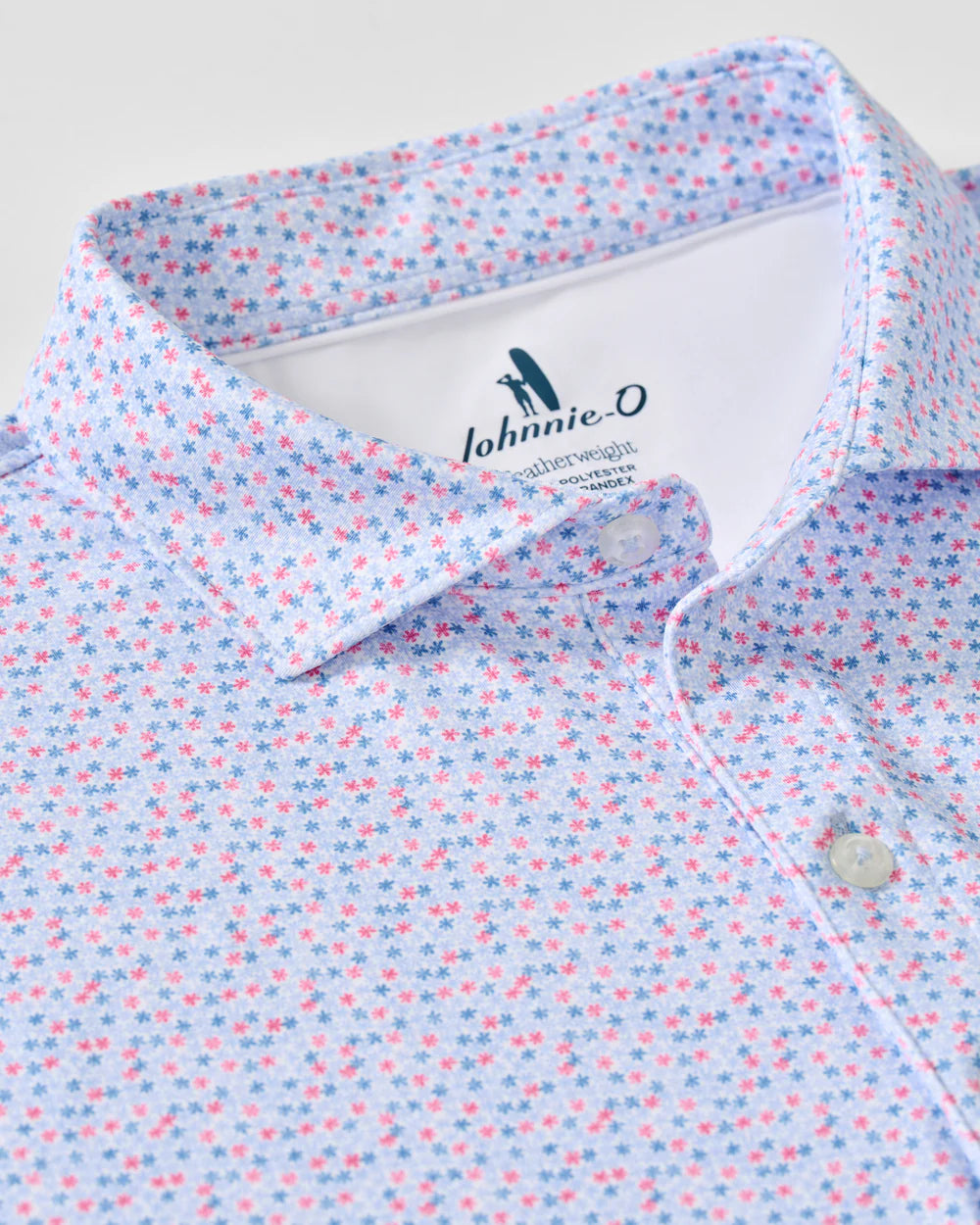 Johnnie-O Performance Featherweight Polo - Petals: Kona