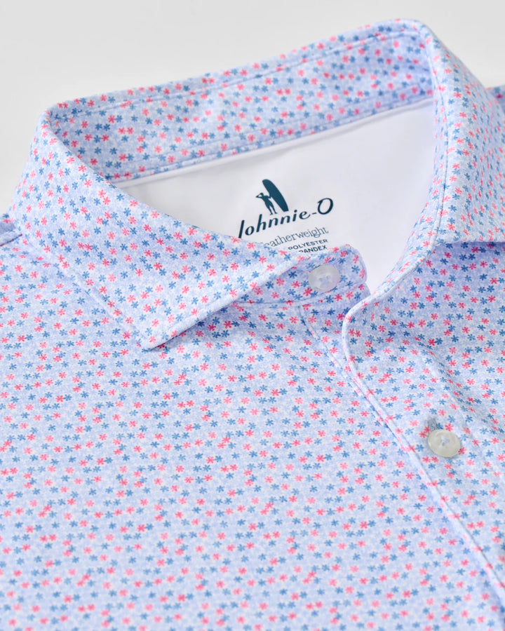 Johnnie-O Performance Featherweight Polo - Petals: Kona