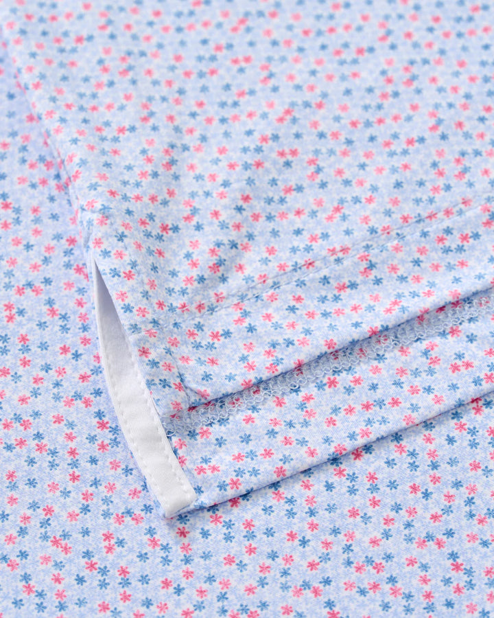 Johnnie-O Performance Featherweight Polo - Petals: Kona