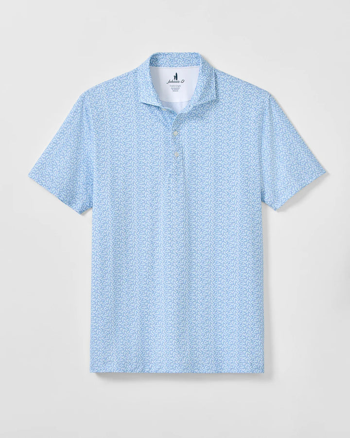 Johnnie-O Performance Featherweight Polo - Petals: Sailor