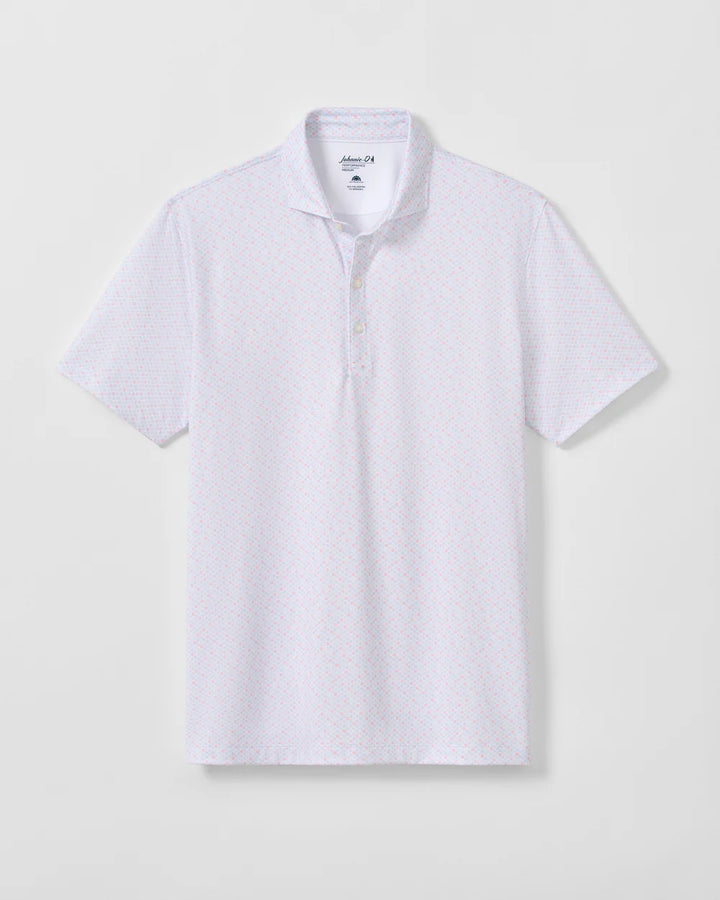 Johnnie-O Performance Jersey Polo: Pip Floral: Kona