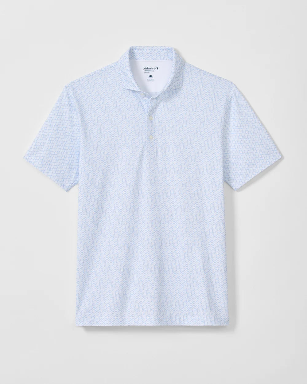 Johnnie-O Performance Jersey Polo: Pip Floral: Maliblu