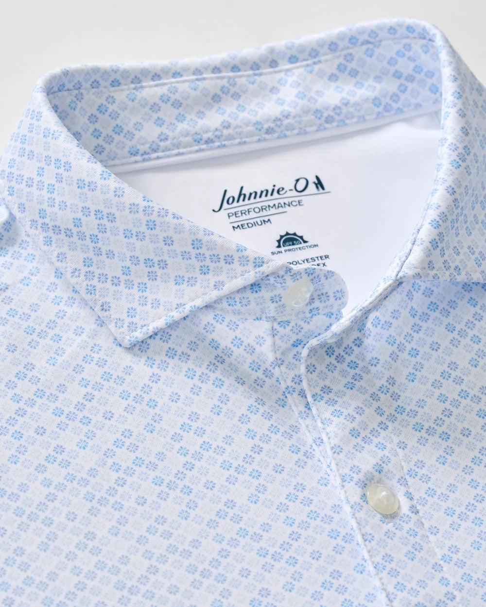 Johnnie-O Performance Jersey Polo: Pip Floral: Maliblu