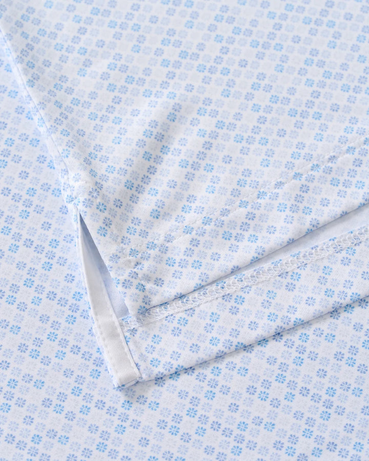 Johnnie-O Performance Jersey Polo: Pip Floral: Maliblu