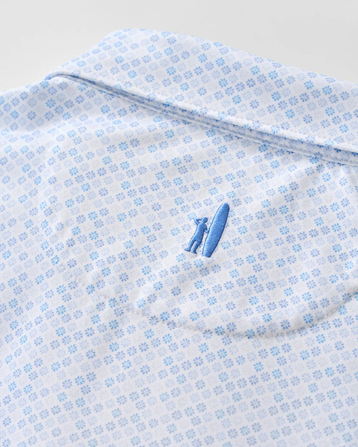 Johnnie-O Performance Jersey Polo: Pip Floral: Maliblu