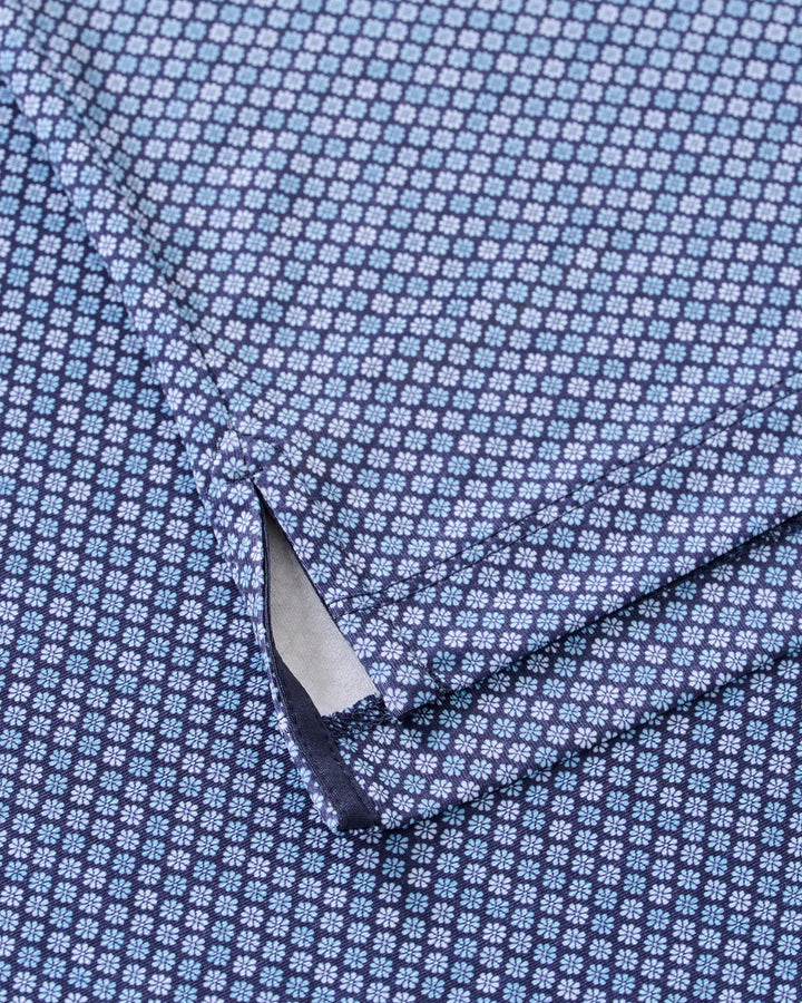 Johnnie-O Performance Jersey Polo - Pip Floral: Navy