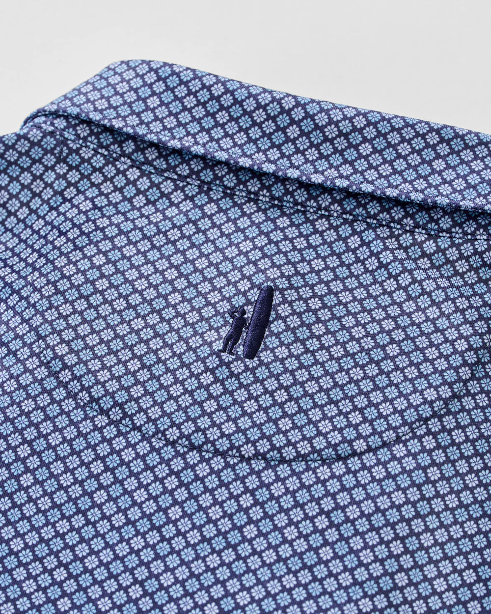 Johnnie-O Performance Jersey Polo - Pip Floral: Navy