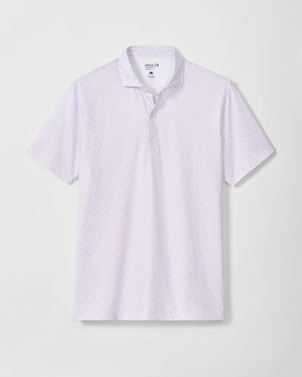 Johnnie-O Performance Jersey Polo - Pip Floral: Viola
