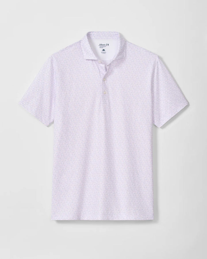 Johnnie-O Performance Jersey Polo - Pip Floral: Viola