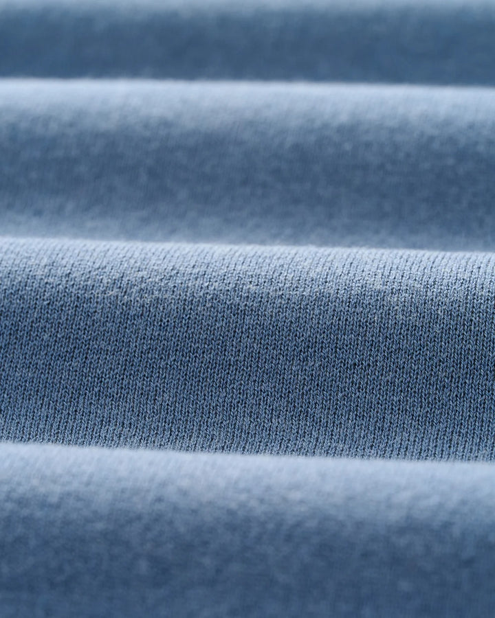 Johnnie-O Plaited Crewneck Sweater: Club Blue