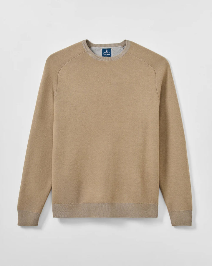 Johnnie-O Plaited Crewneck Sweater: Hearth