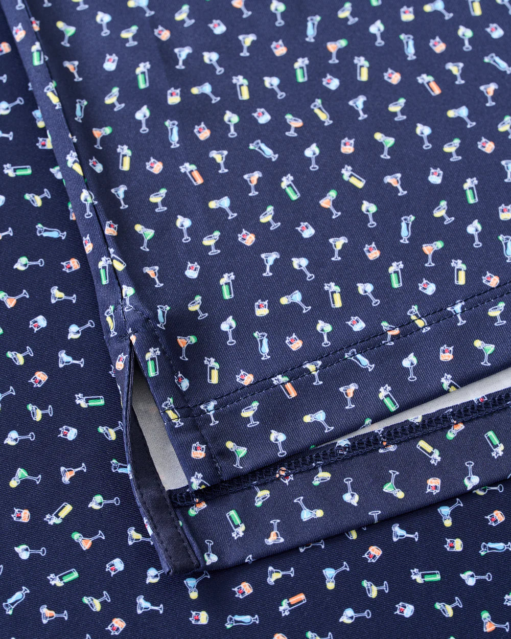 Johnnie-O Performance Jersey Polo - Pop Tails: Navy