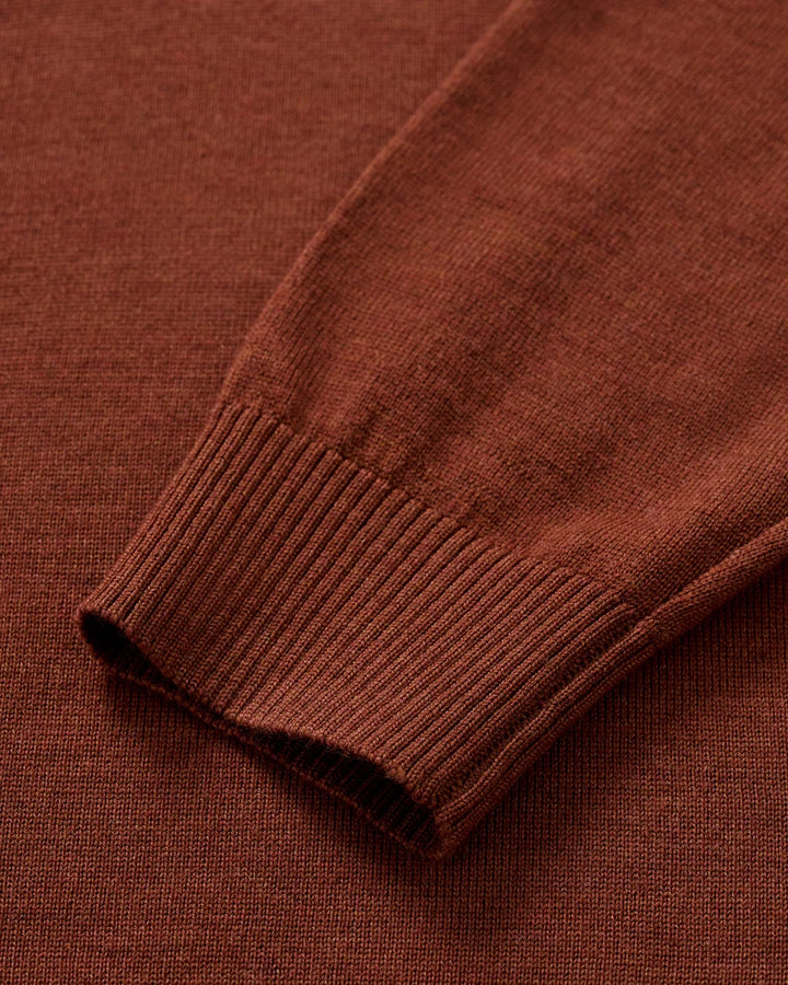 Johnnie-O Raynor Merino 1/4 Zip Sweater: Creole