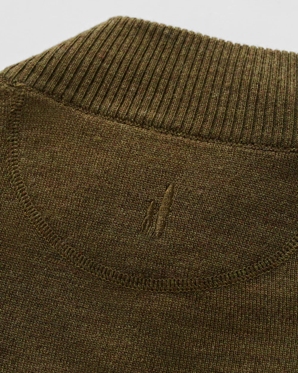Johnnie-O Raynor Merino 1/4 Zip Sweater: Mallard