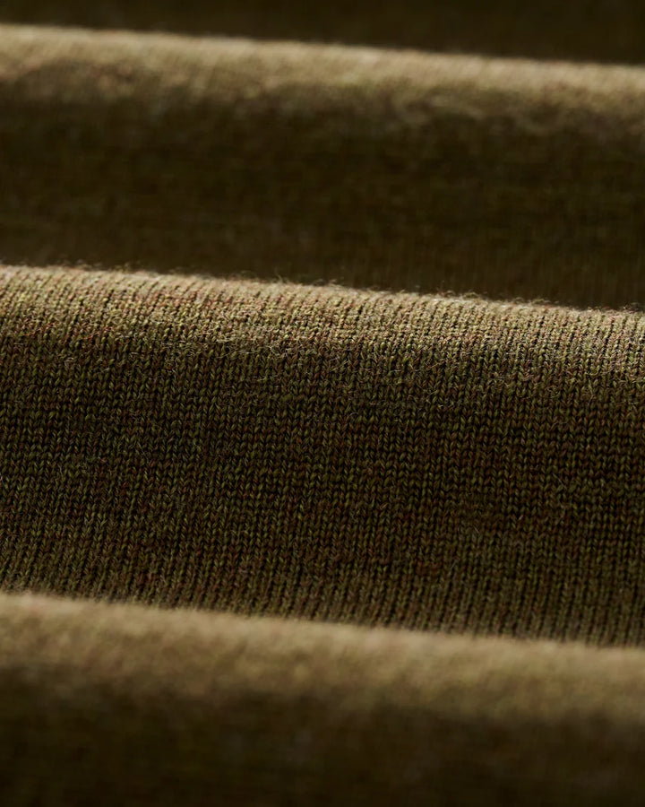 Johnnie-O Raynor Merino 1/4 Zip Sweater: Mallard