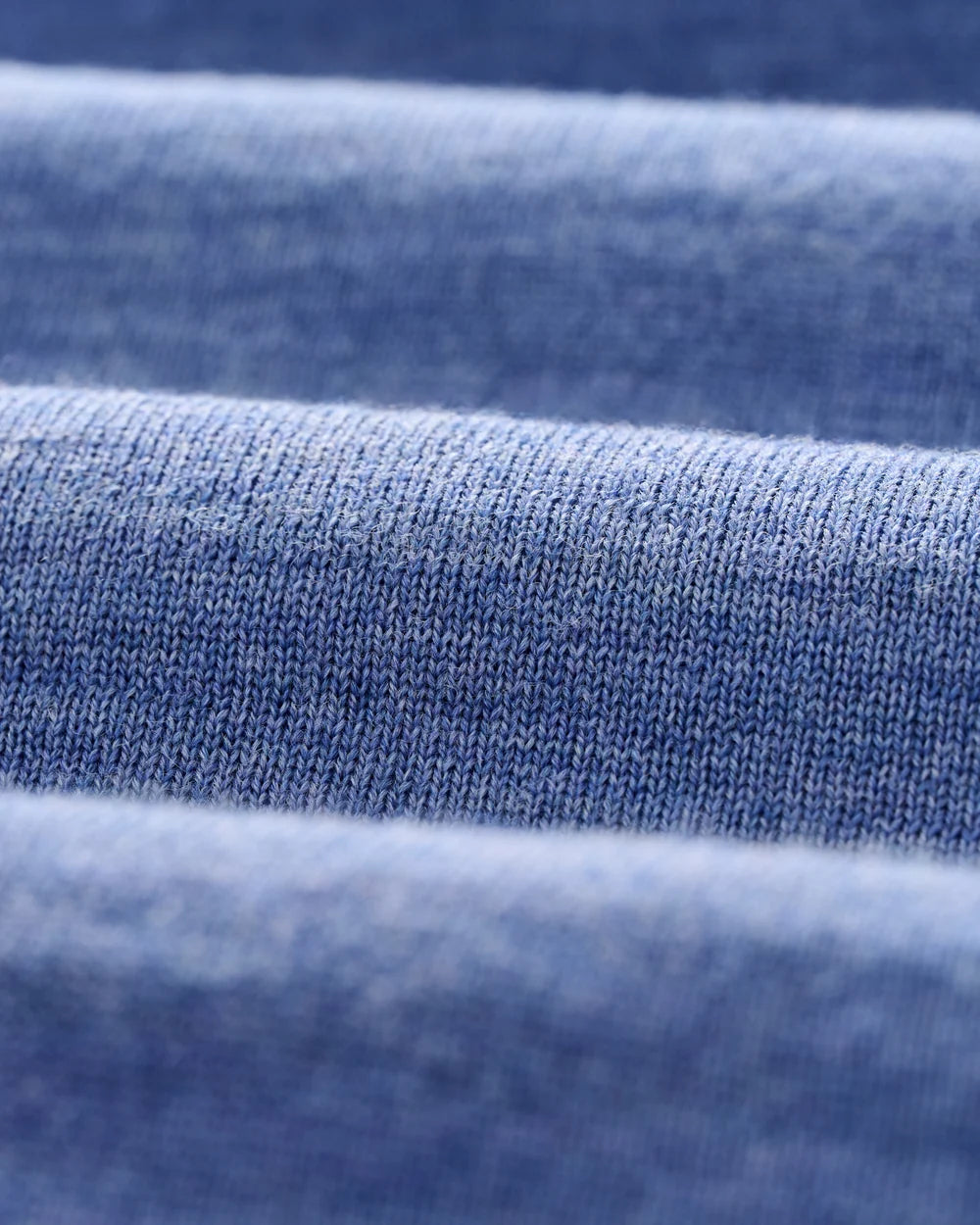 Johnnie-O Raynor Merino 1/4 Zip Sweater: Mid Blue