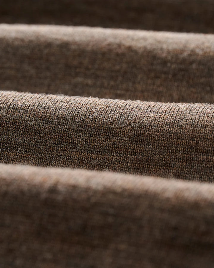 Johnnie-O Raynor Merino 1/4 Zip Sweater: Mocha