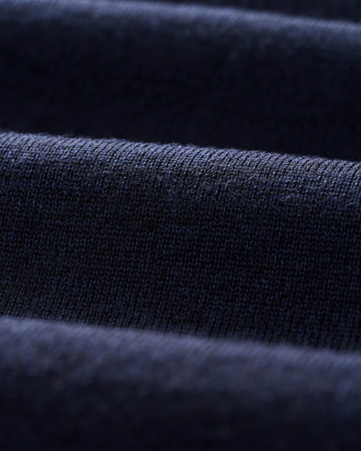 Johnnie-O Raynor Merino 1/4 Zip Sweater: Navy