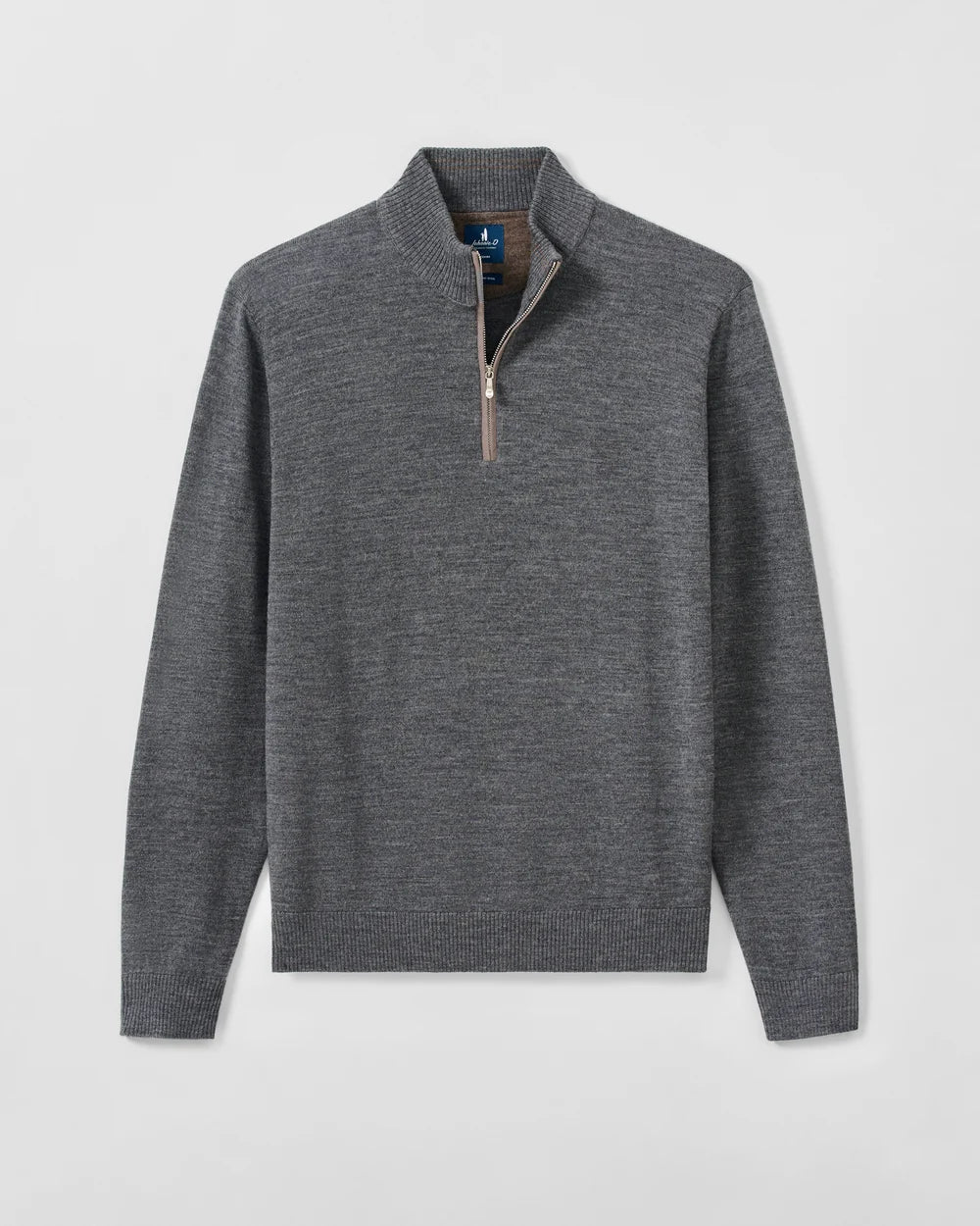Johnnie-O Raynor Merino 1/4 Zip Sweater: Shadow