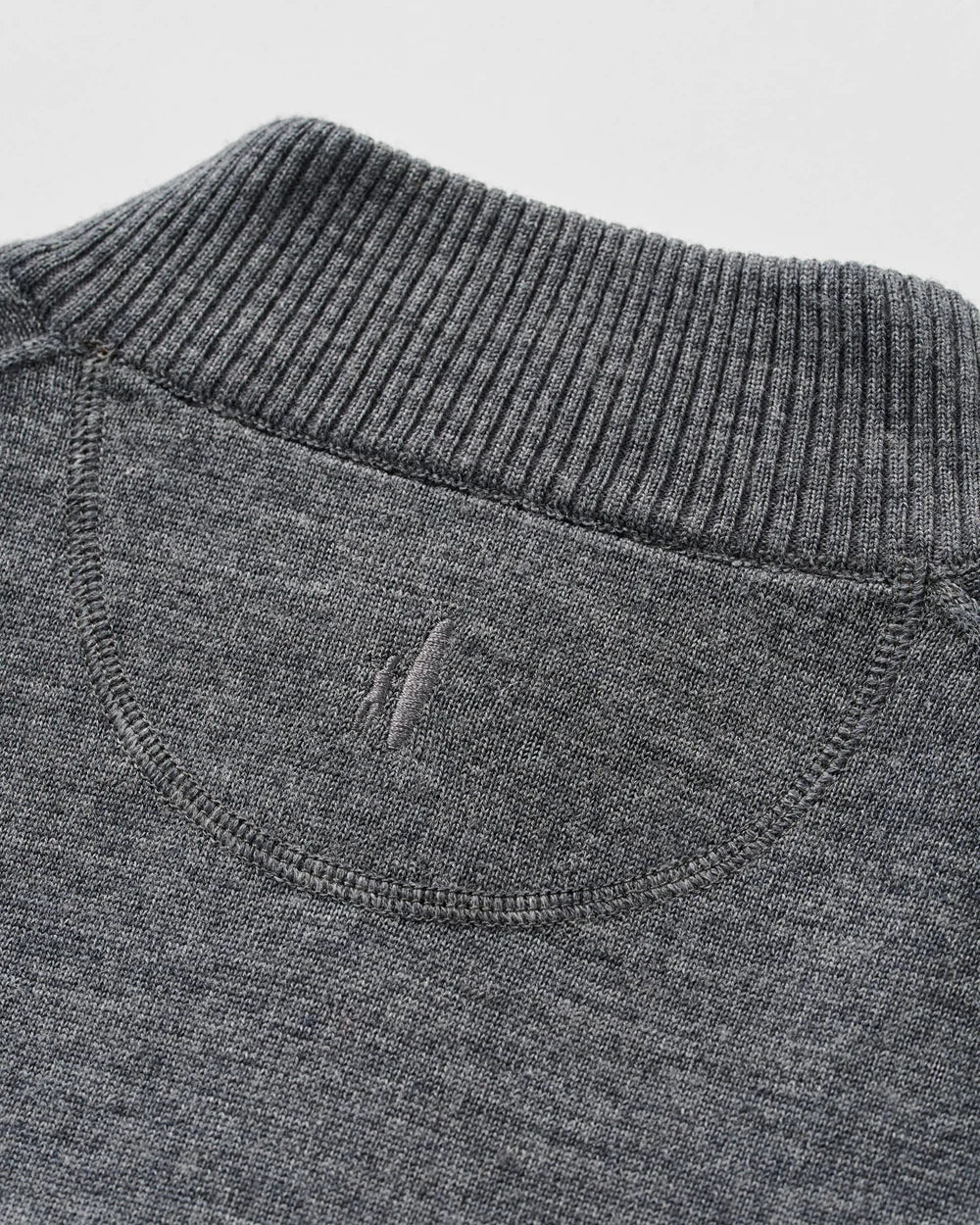 Johnnie-O Raynor Merino 1/4 Zip Sweater: Shadow