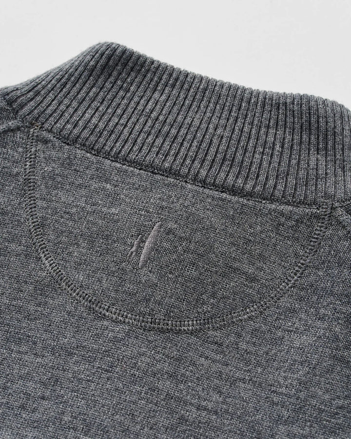 Johnnie-O Raynor Merino 1/4 Zip Sweater: Shadow