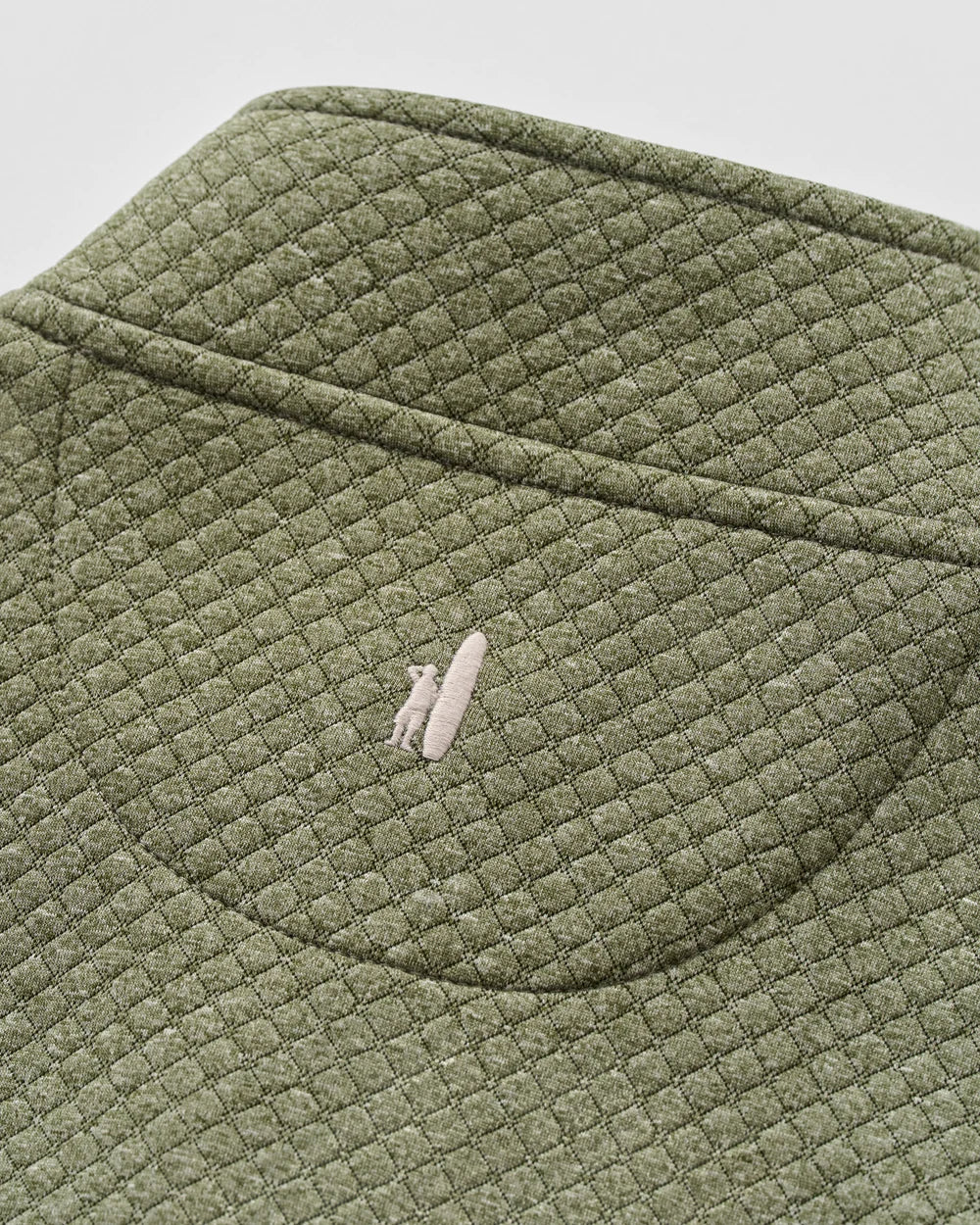 Johnnie-O Rockwells Diamond-Quilted Henley Pullover: Forest