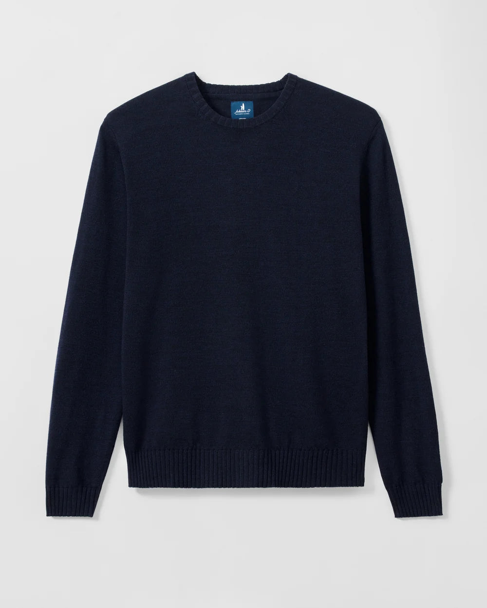 Johnnie-O Ronald Merino Wool Crewneck Sweater: Navy