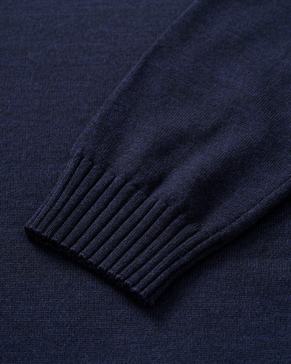 Johnnie-O Ronald Merino Wool Crewneck Sweater: Navy