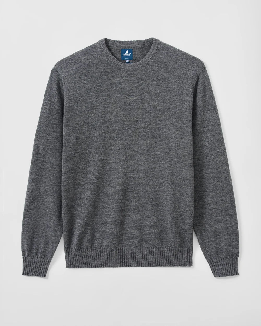 Johnnie-O Ronald Merino Wool Crewneck Sweater: Shadow