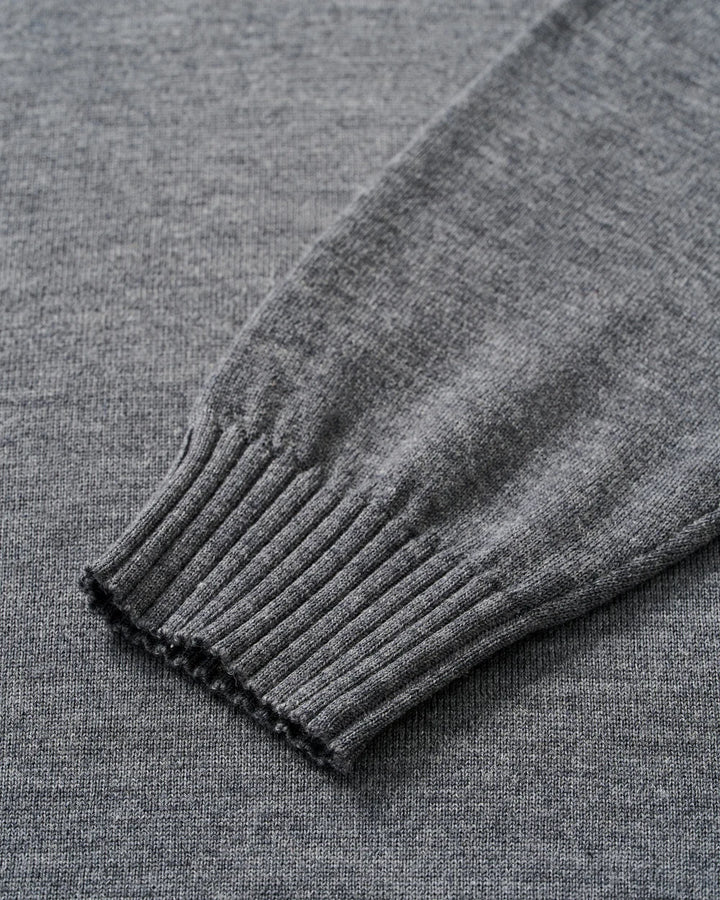 Johnnie-O Ronald Merino Wool Crewneck Sweater: Shadow