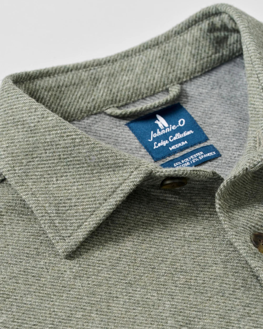 Johnnie-O Lodge Shirt - Sequoia Twill Solid: Forest