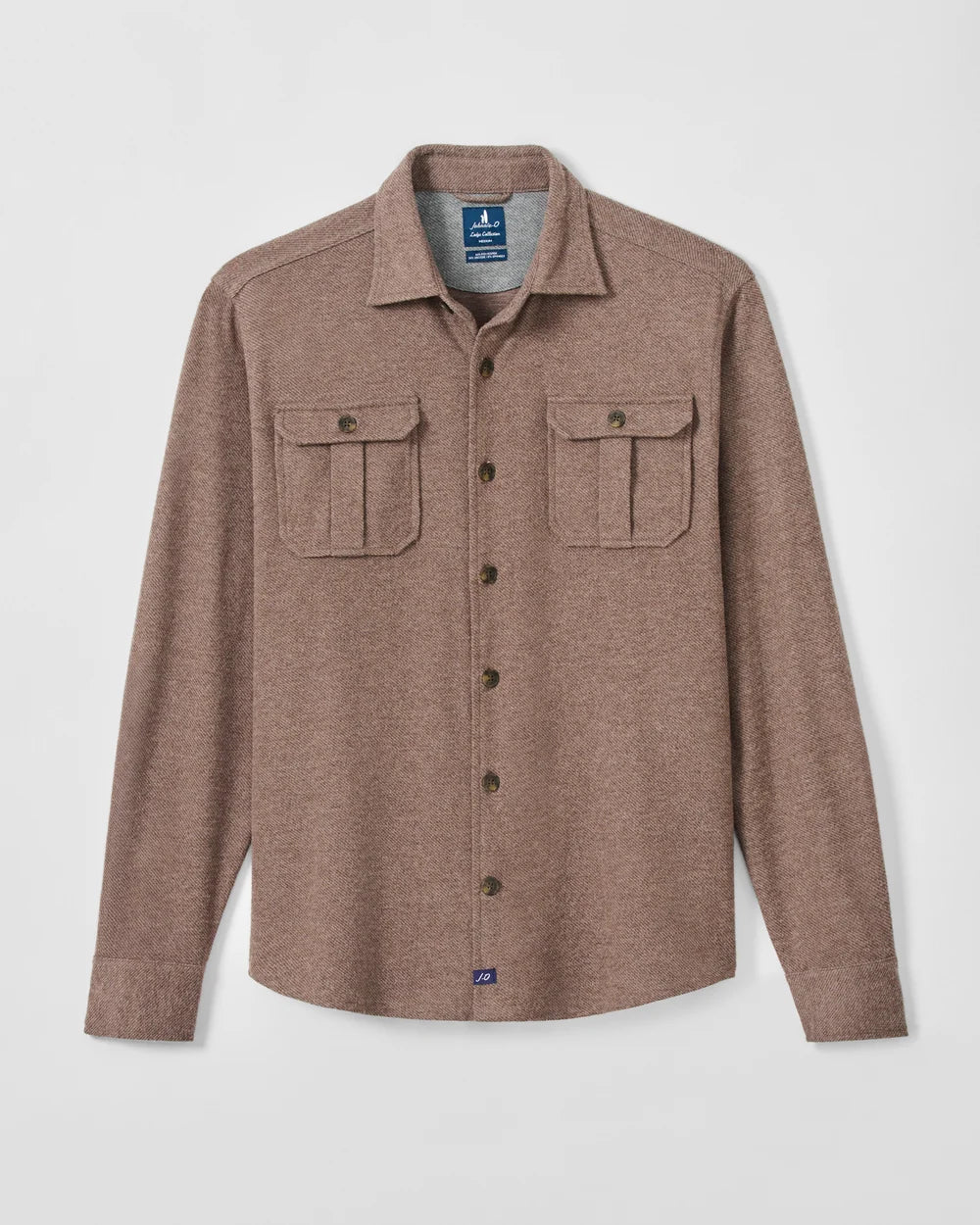 Johnnie-O Lodge Shirt - Sequoia Twill Solid: Havana