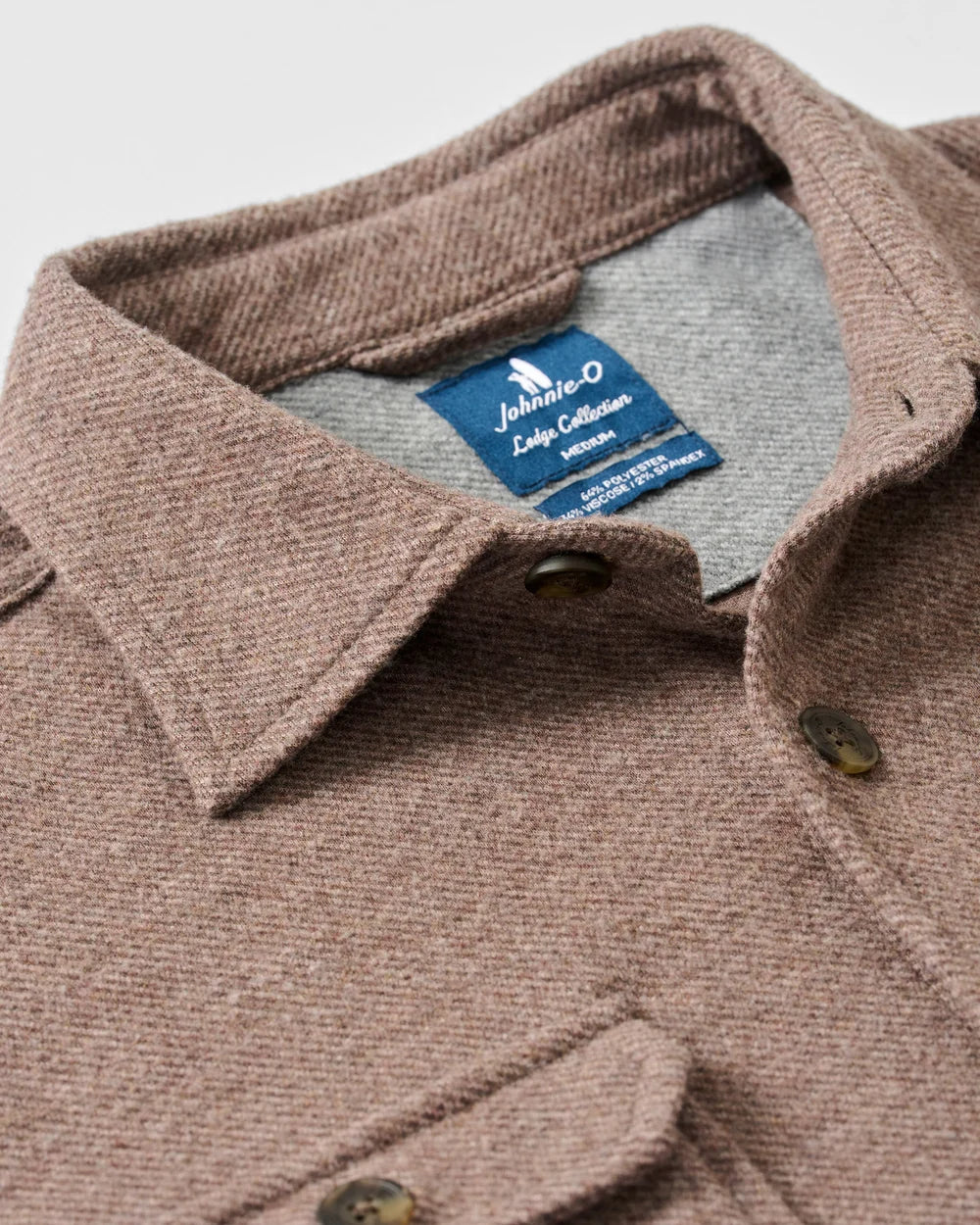 Johnnie-O Lodge Shirt - Sequoia Twill Solid: Havana
