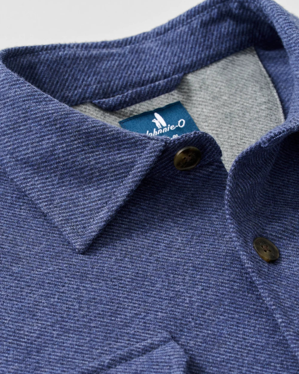 Johnnie-O Lodge Shirt - Sequoia Twill Solid: Twilight