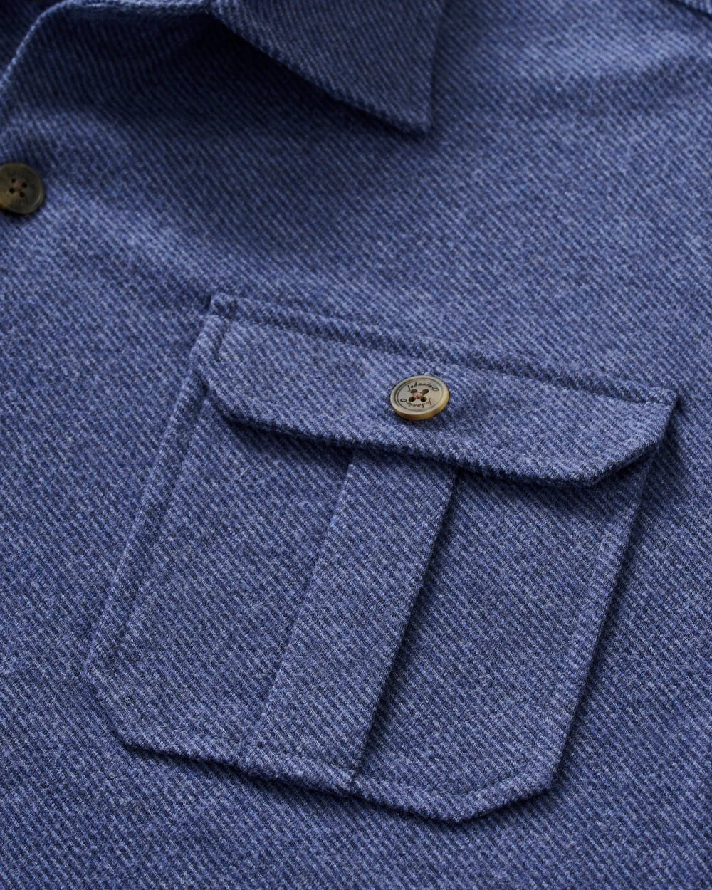 Johnnie-O Lodge Shirt - Sequoia Twill Solid: Twilight
