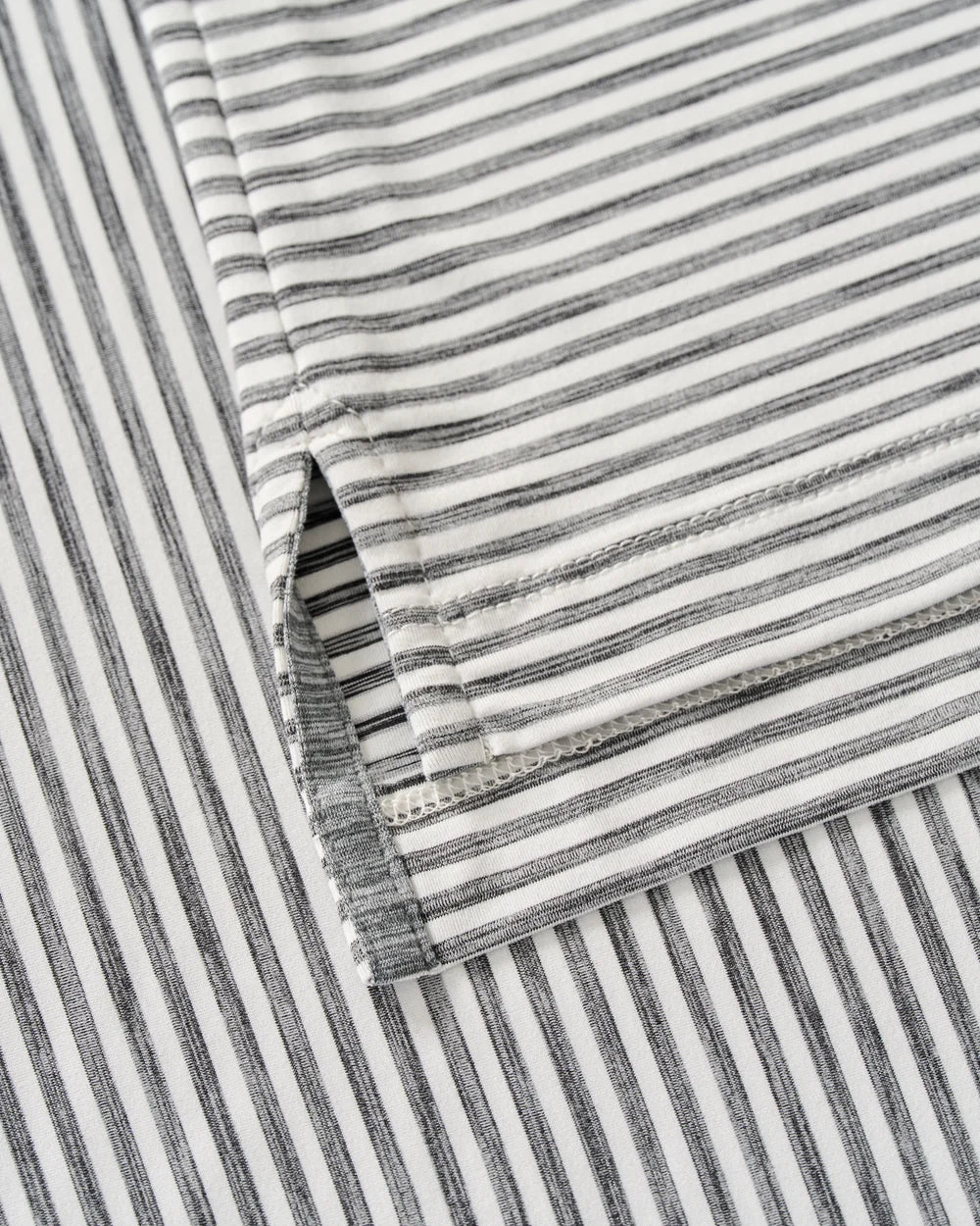 Johnnie-O Seymour Striped Polo: Black