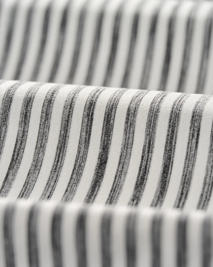 Johnnie-O Seymour Striped Polo: Black
